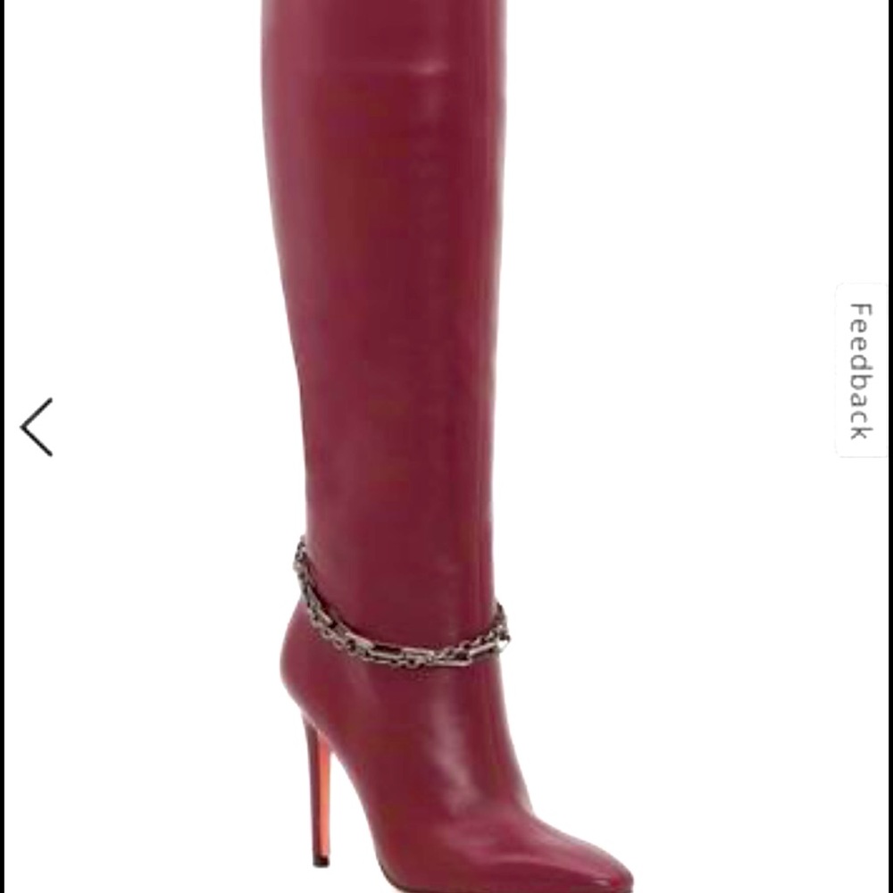 Vince Camuto Blood Red Stiletto Size 9. Brand New!